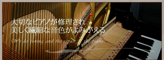 ピアノ調律 東京 中古ピアノ 販売 買取 修理｜タナカピアノサービス